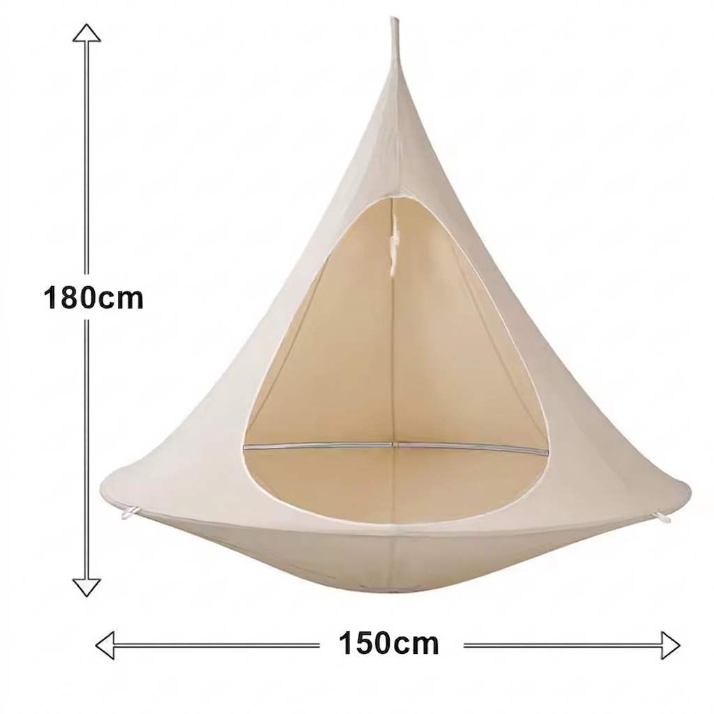 Hamac suspendu rond ⌀150cm | Nemelia