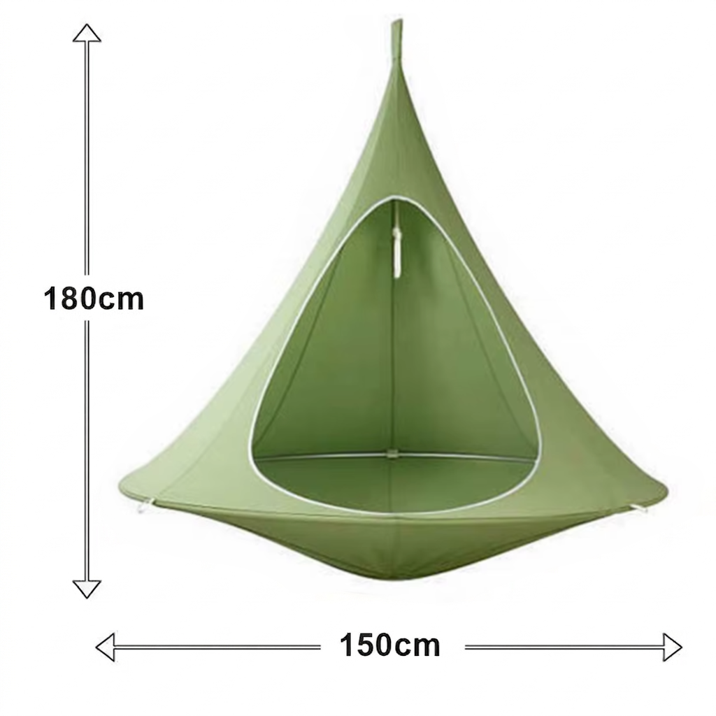 Hamac suspendu rond ⌀150cm | Nemelia