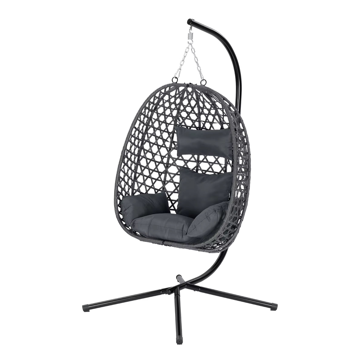 Fauteuil suspendu tréssé - sur pied | Dana