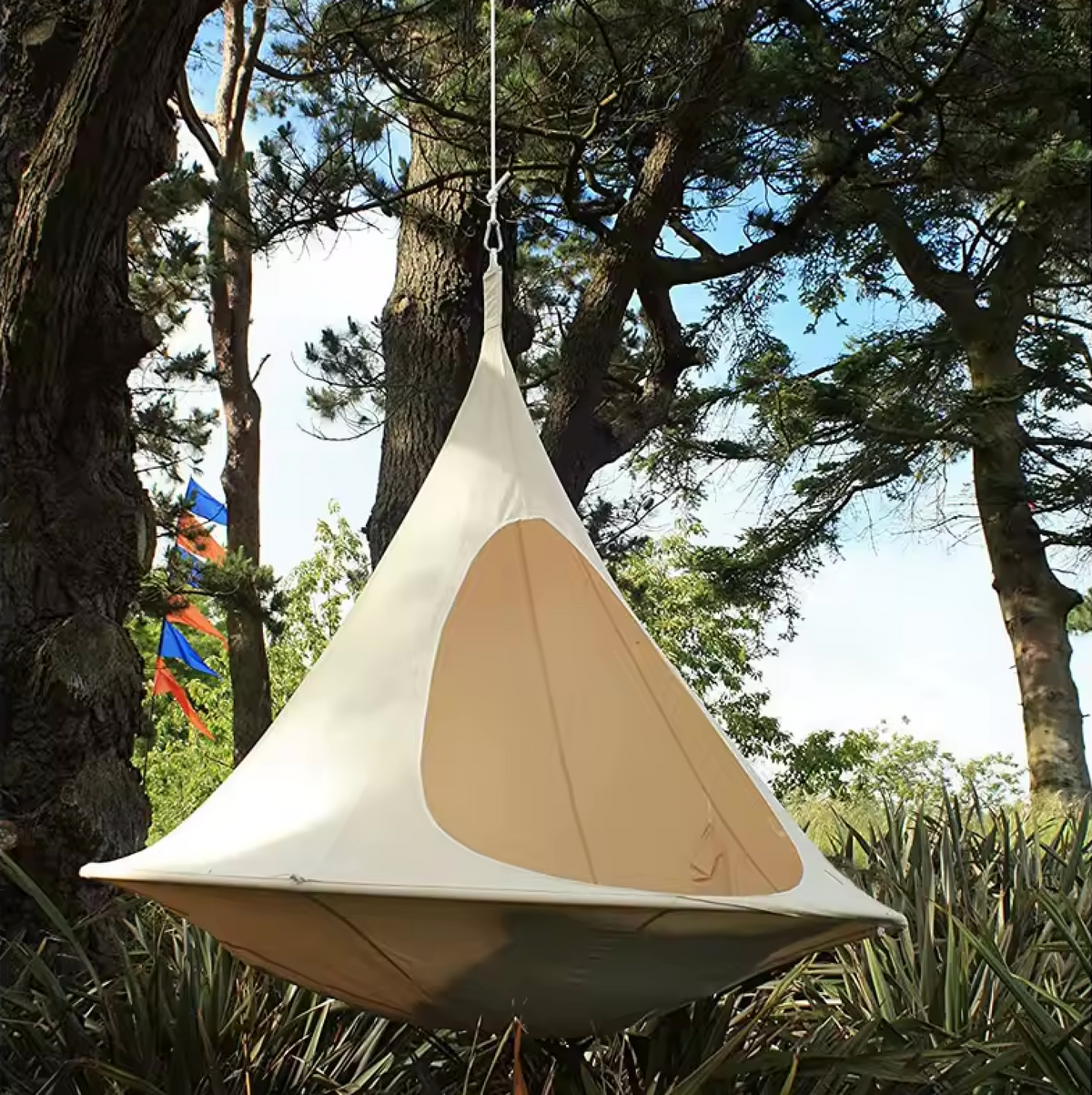 Hamac suspendu rond ⌀150cm | Nemelia