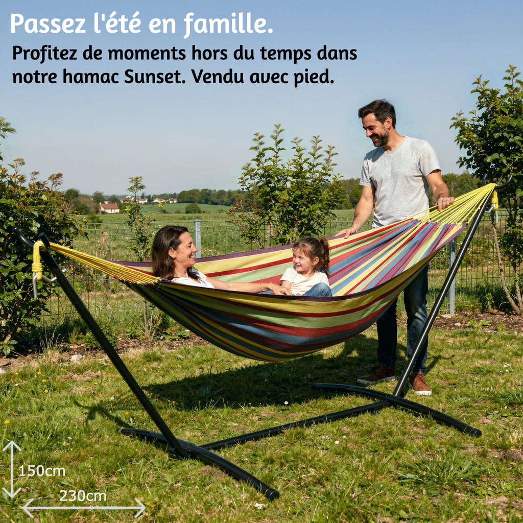 Hamac sur pied XL | Sunset