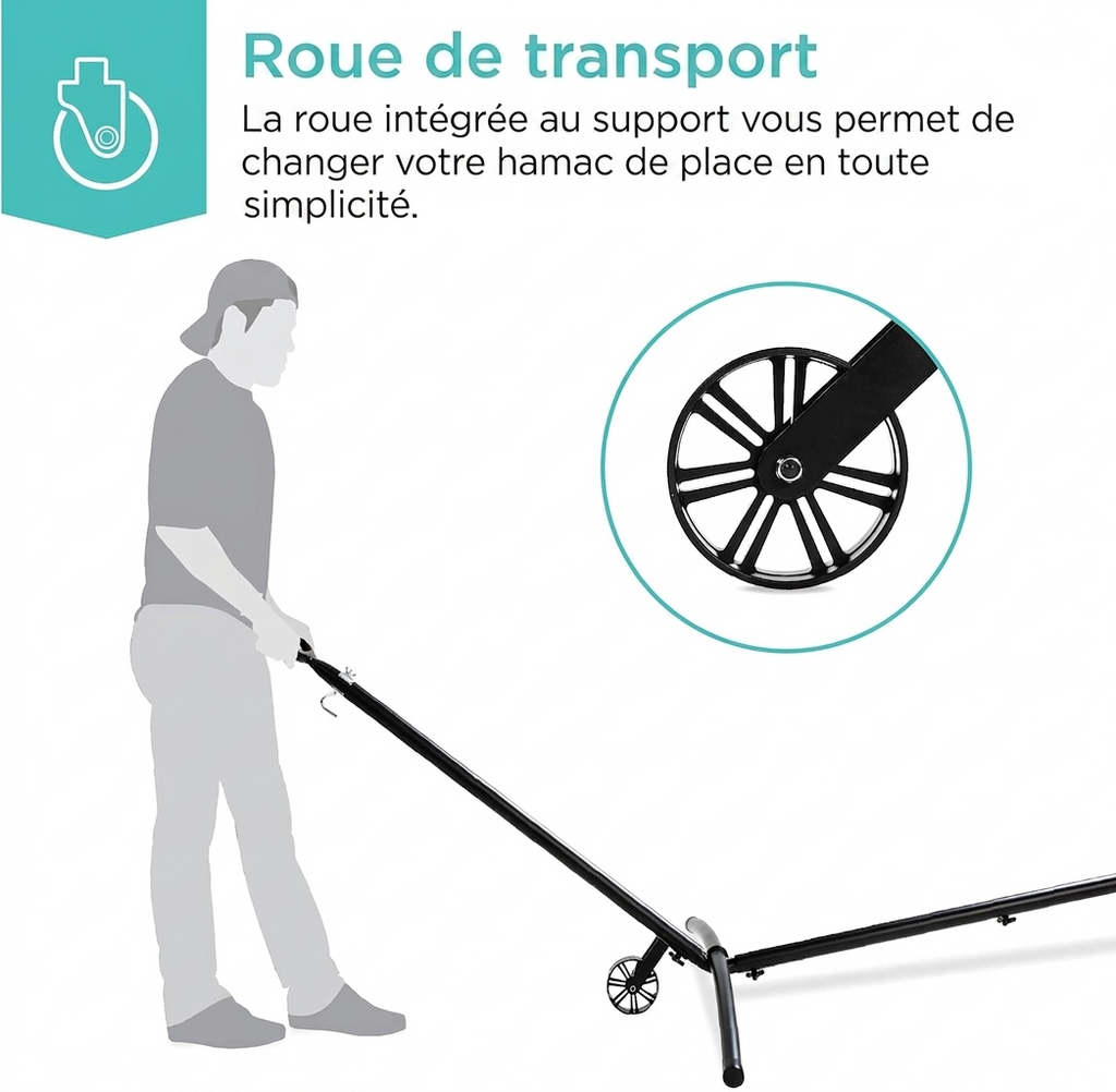 Support de hamac en acier 200kg | Ulysse